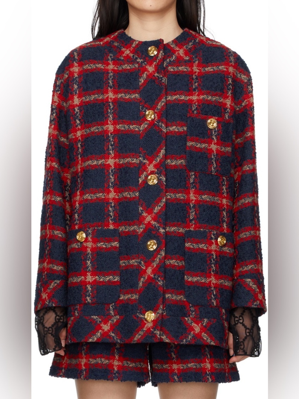 Gucci tweed jacket